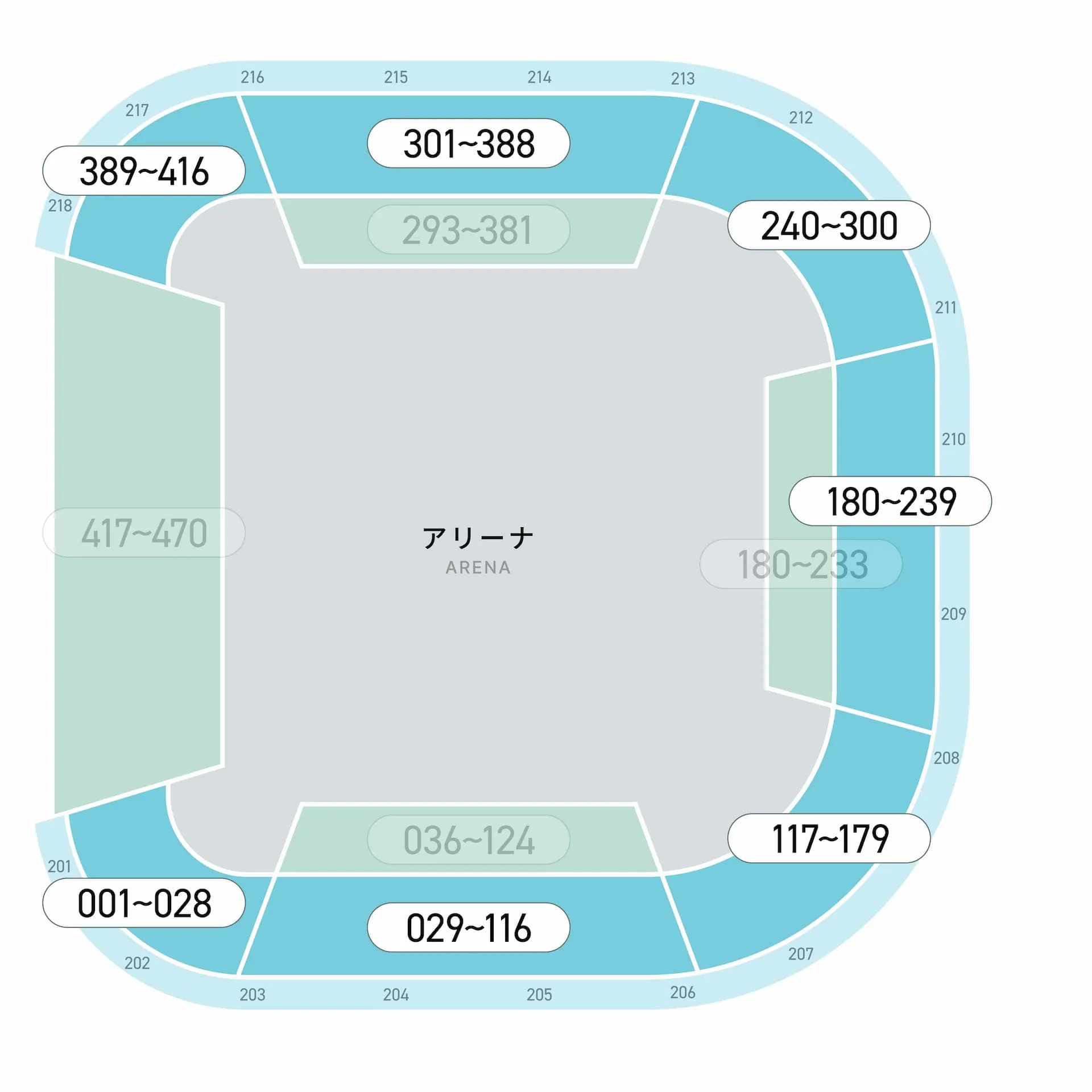 ミスチル 2024 LaLa arena TOKYO-BAY 座席表